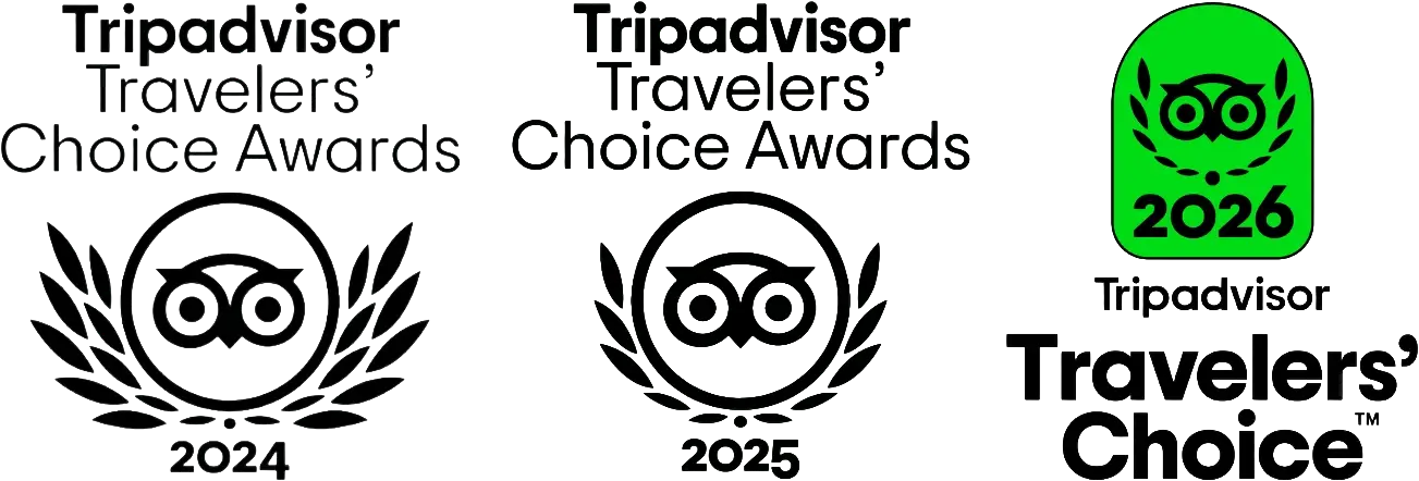 Tripadvisor Travellers' Choice Awards 2024, 2025 and 2026