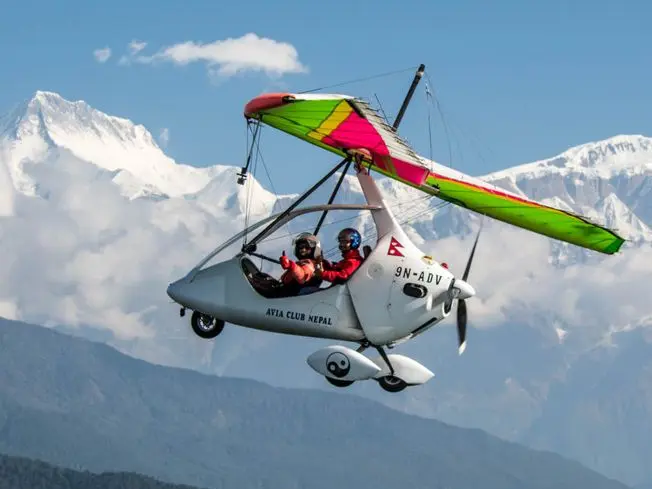 Ultralight Flight in Pokhara